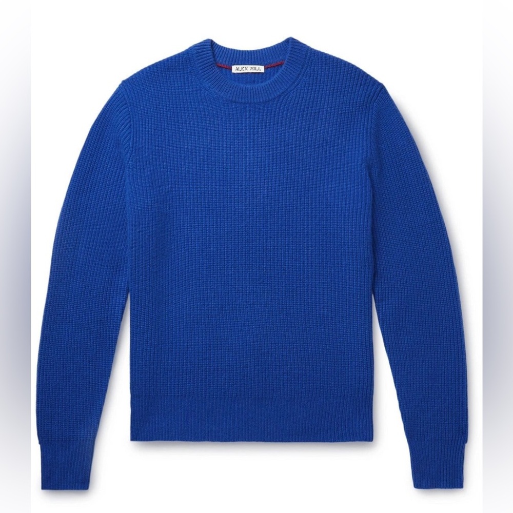 Alex Mill Blue cashmere Jordan Sweater